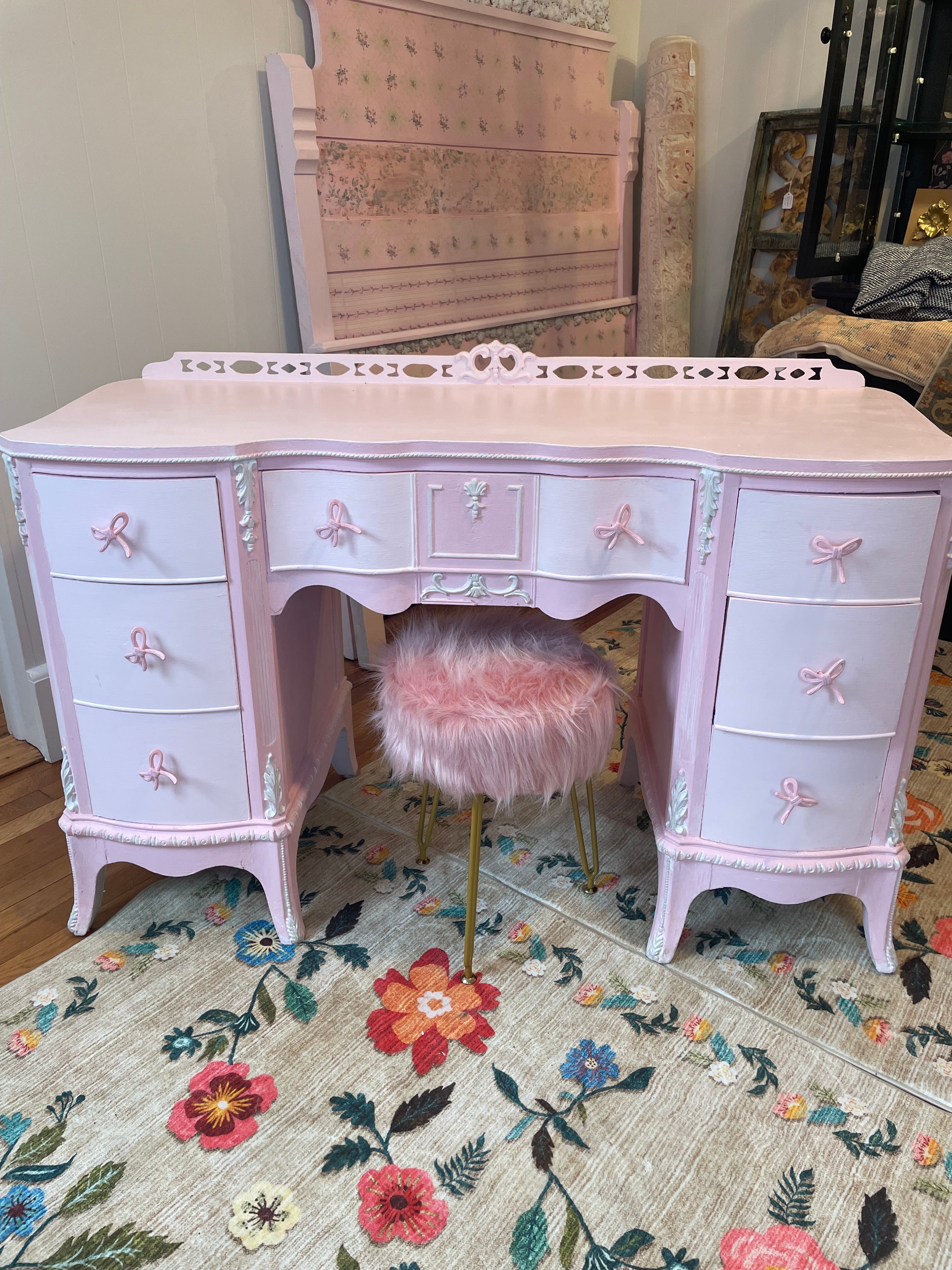 Pink Vintage Vanity