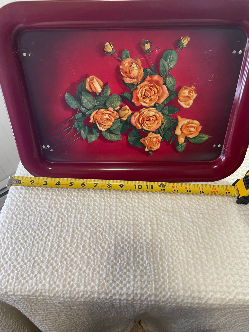 Vintage Mid-Century Metal Folding Lap Tray