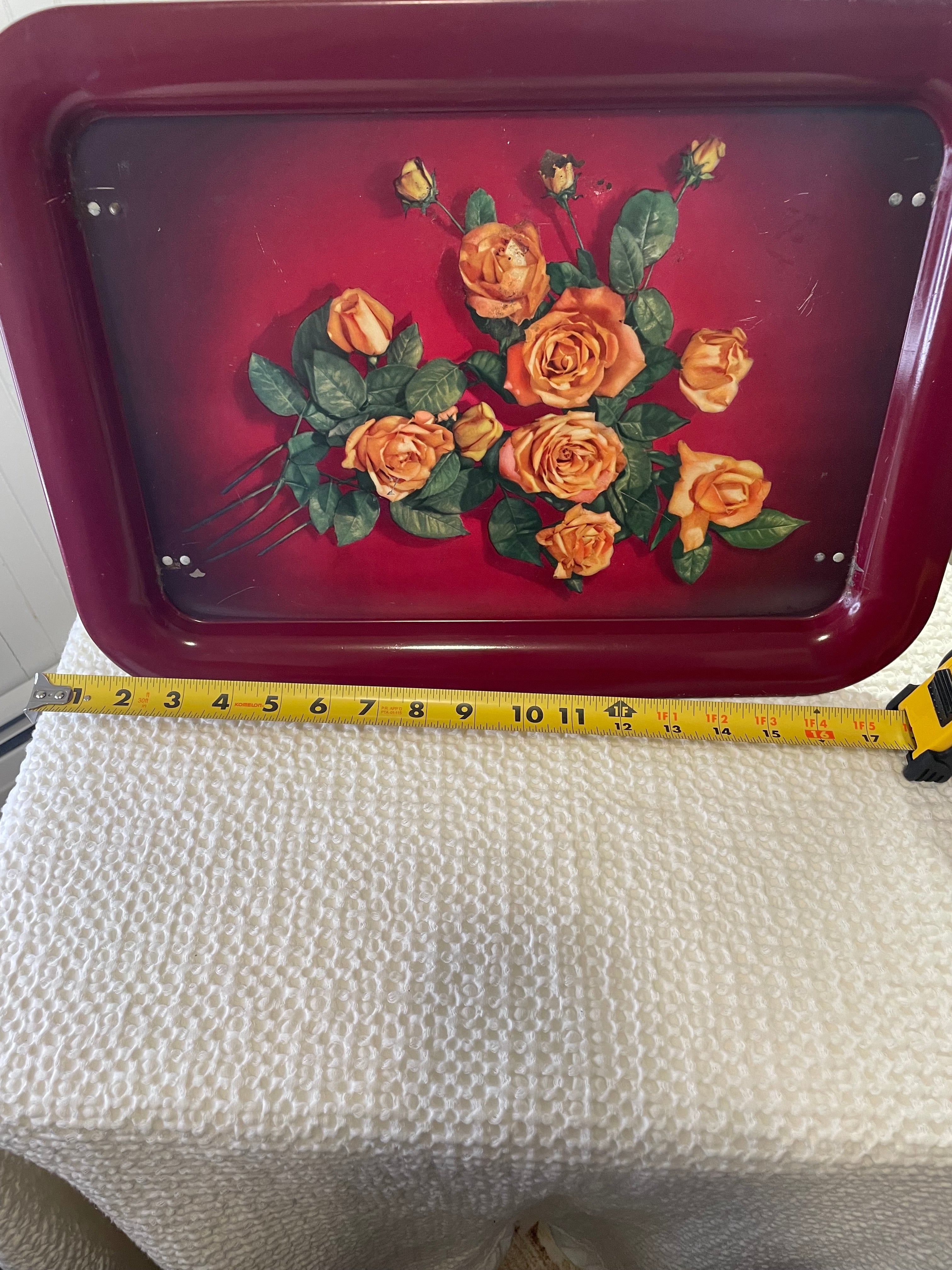 Vintage Mid-Century Metal Folding Lap Tray