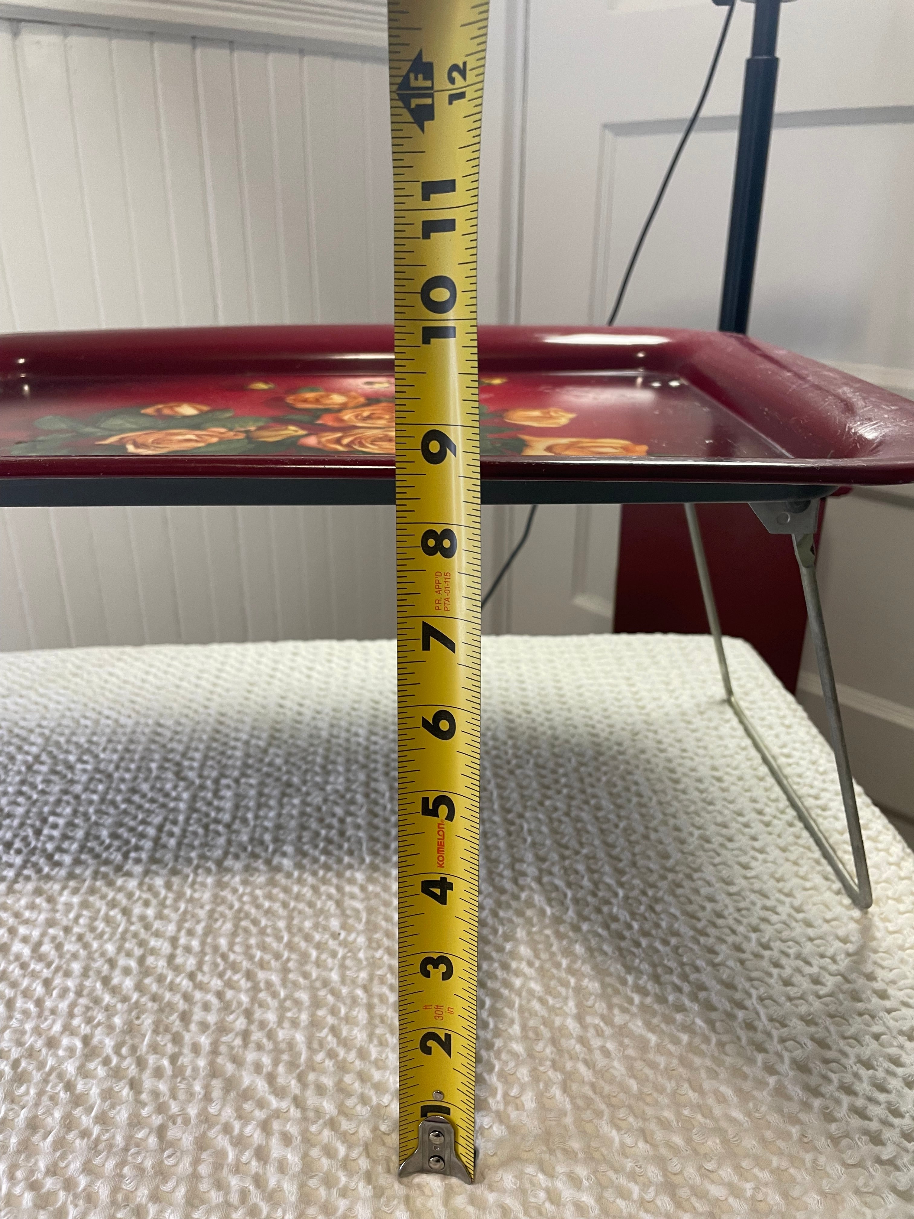 Vintage Mid-Century Metal Folding Lap Tray