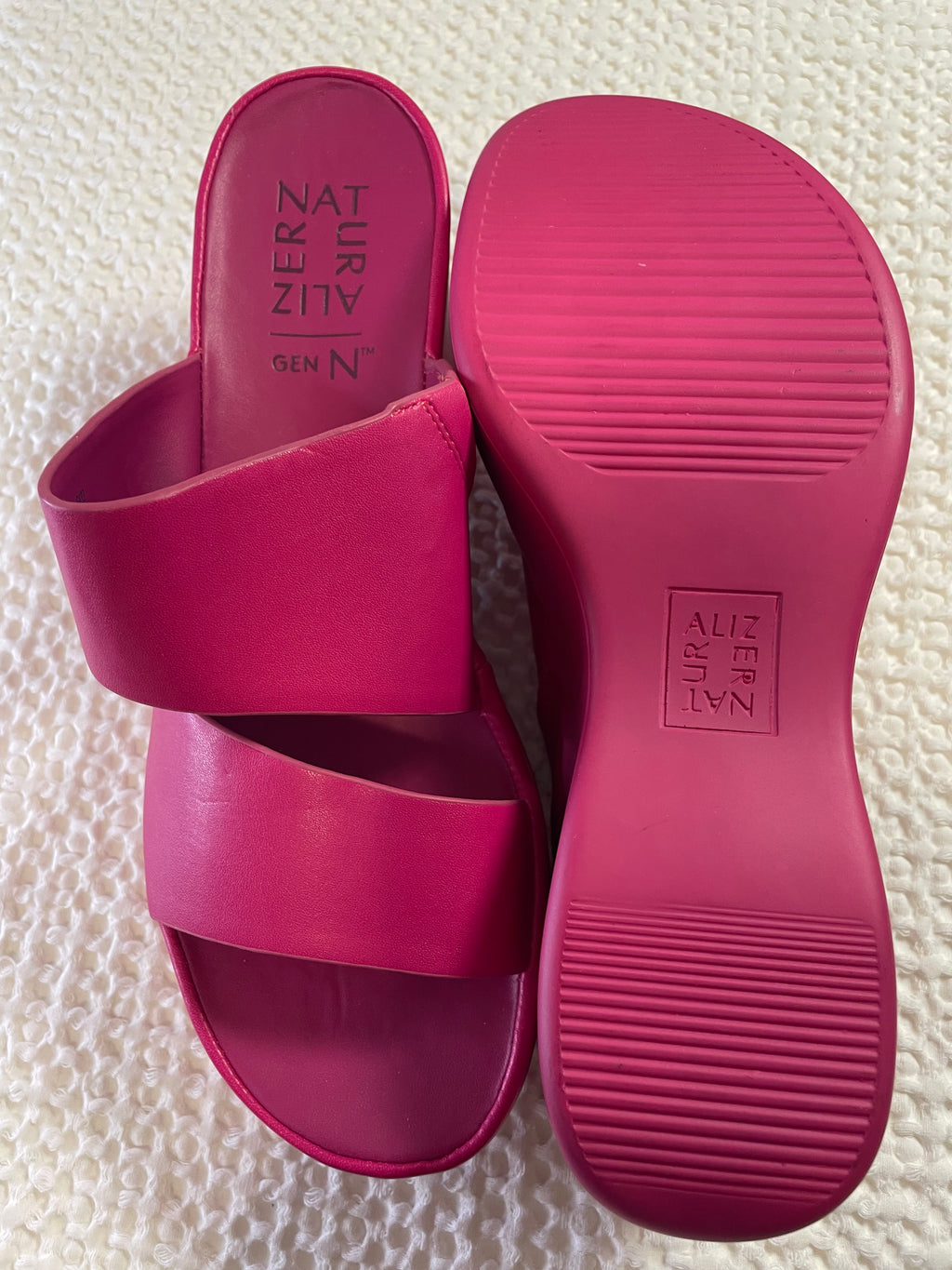 Naturalizer Gen N Rally Platform Sandals - Crushed Berry