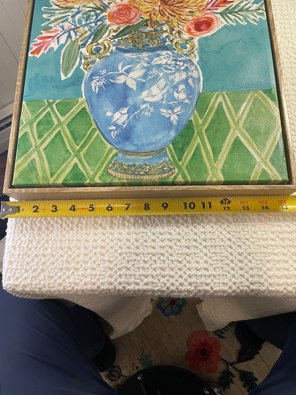 "Morning Break IV" Framed Canvas Wall Art by Melissa Wang