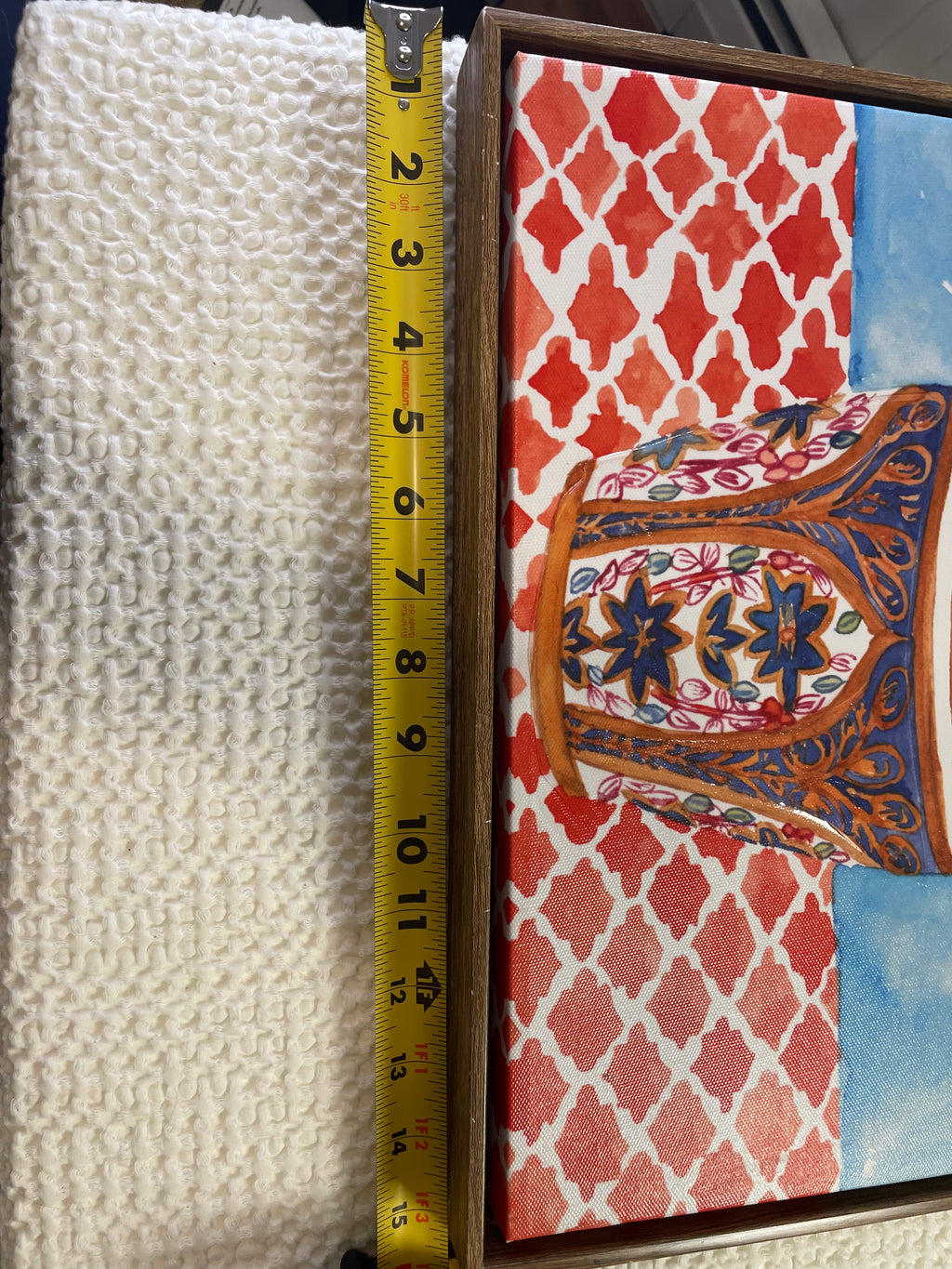 "Morning Break III" Framed Canvas Art by Melissa Wang