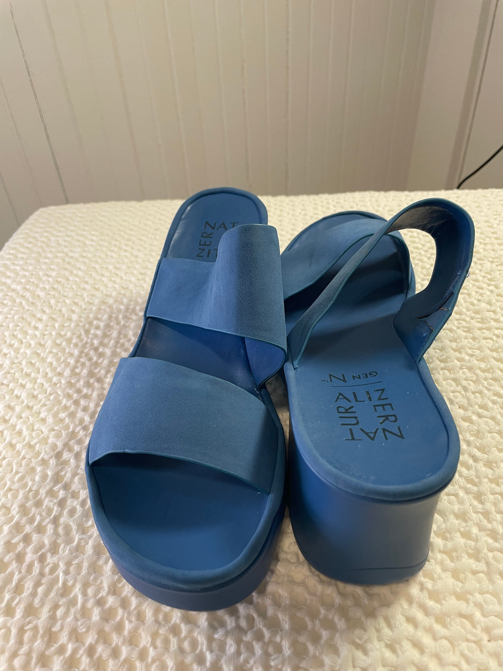 Naturalizer Gen N Rally Platform Sandals – Bluewave (New Without Box)