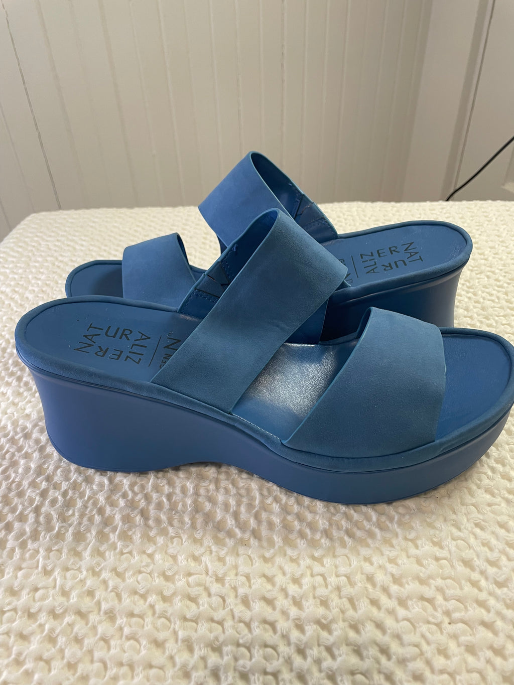 Naturalizer Gen N Rally Platform Sandals – Bluewave (New Without Box)