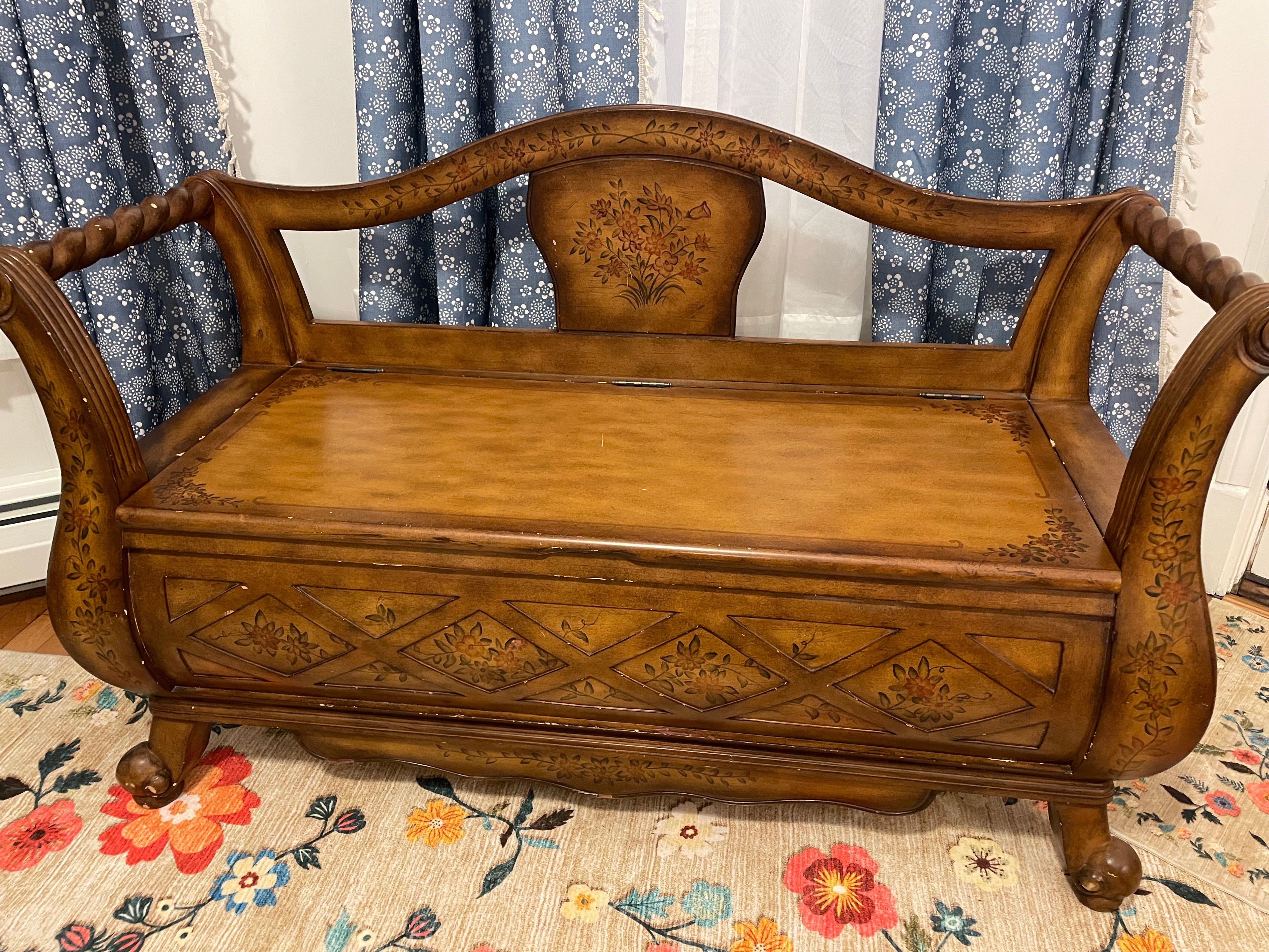 Powell Furniture "Boutique" Storage Bench