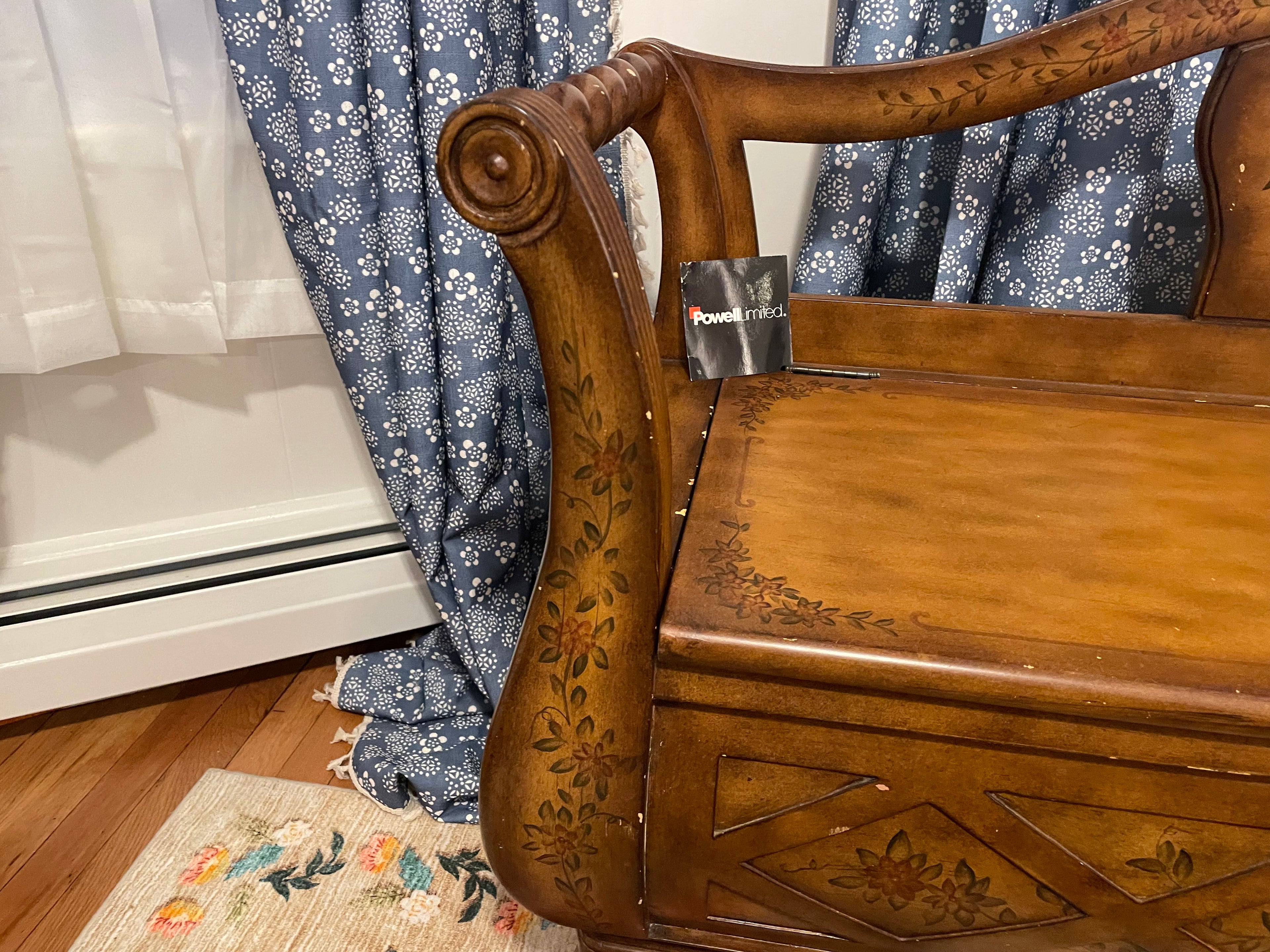 Powell Furniture "Boutique" Storage Bench