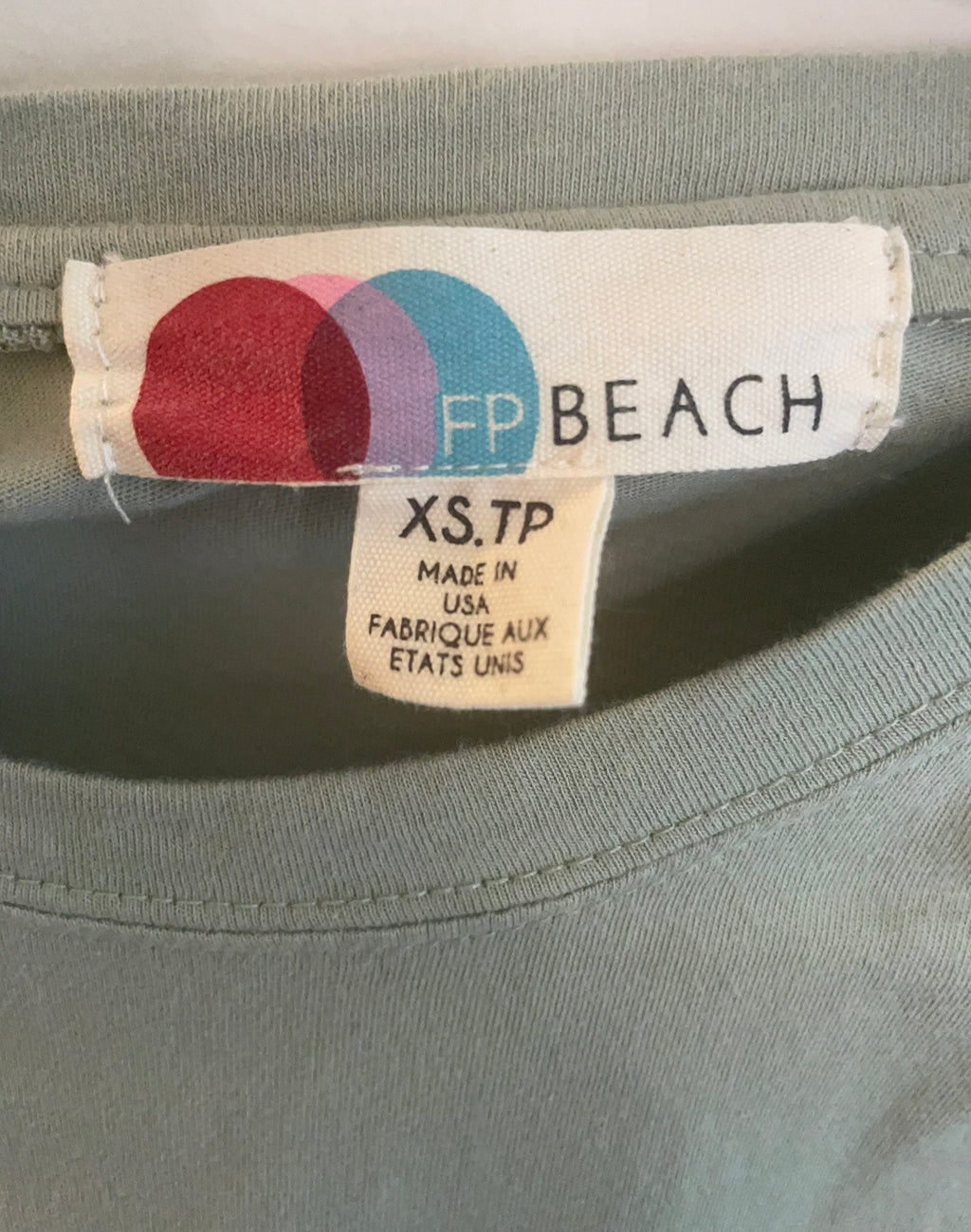 Free People (FP) Beach Side Cinched Long Sleeve Crew