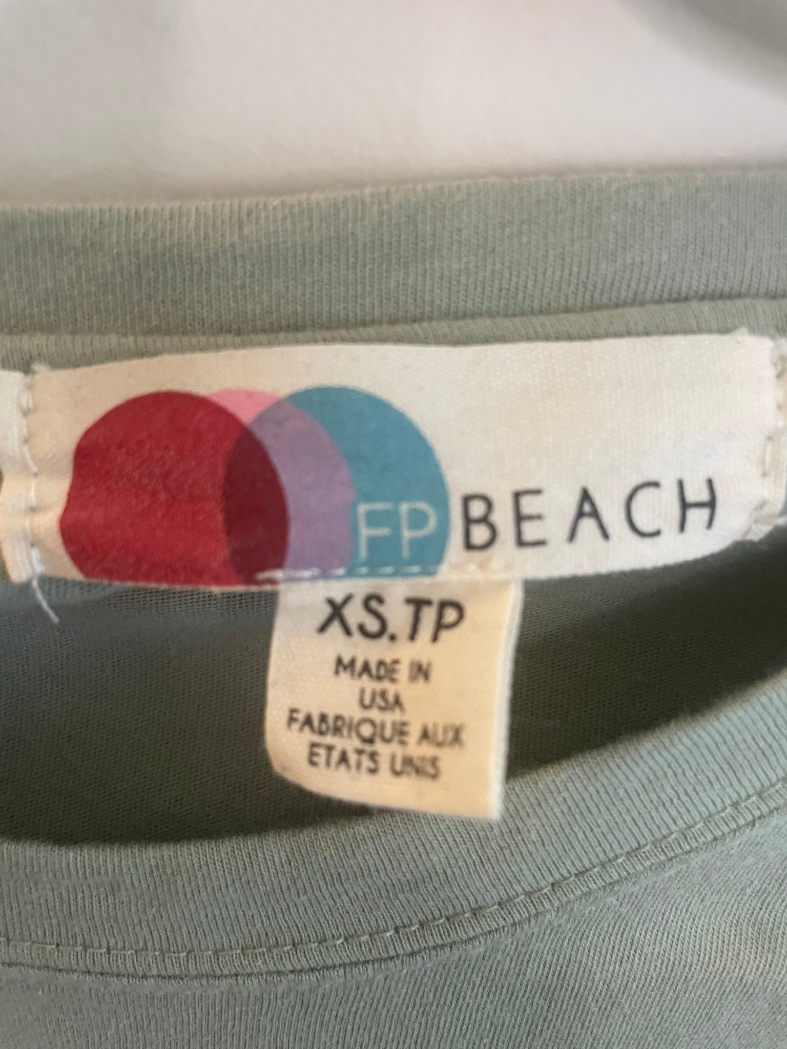 Free People (FP) Beach Side Cinched Long Sleeve Crew