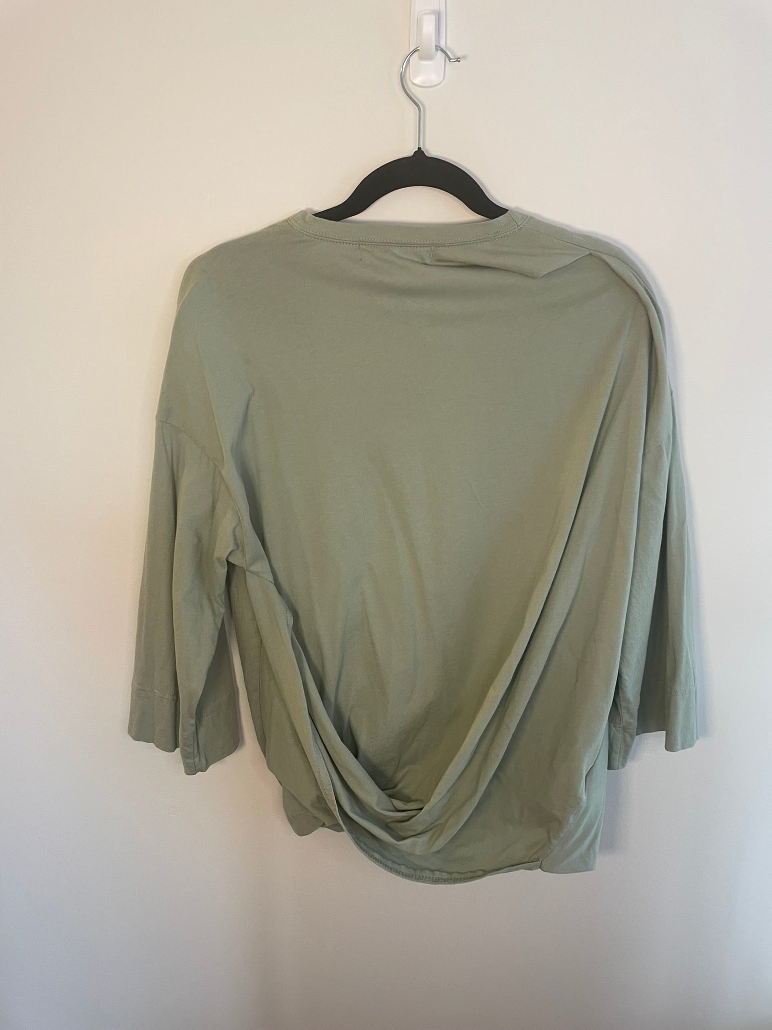 Free People (FP) Beach Side Cinched Long Sleeve Crew