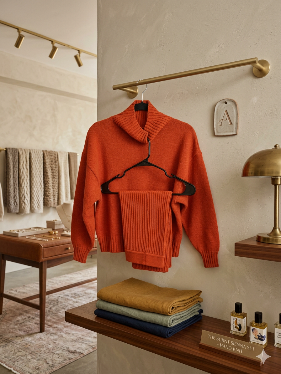 Gap Chunky Knit Turtleneck Sweater And Skirt